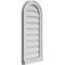 Ekena Millwork Round Top Surface Mount PVC Gable Vent w/ 2"W x 2"P Brickmould Sill Frame, 14"W x 30"H GVPRT14X3003SN - alternate 5